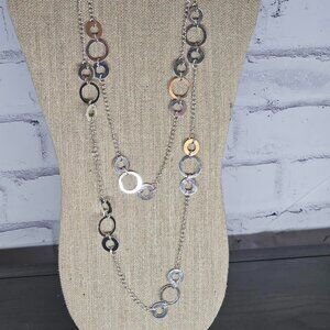 Silver Long Chic Necklace